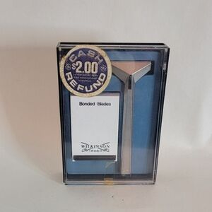 Vintage Wilkinson Sword Bonded Safety Razor Set - near mint condition